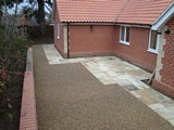 Example of exterior and interior paving Paving